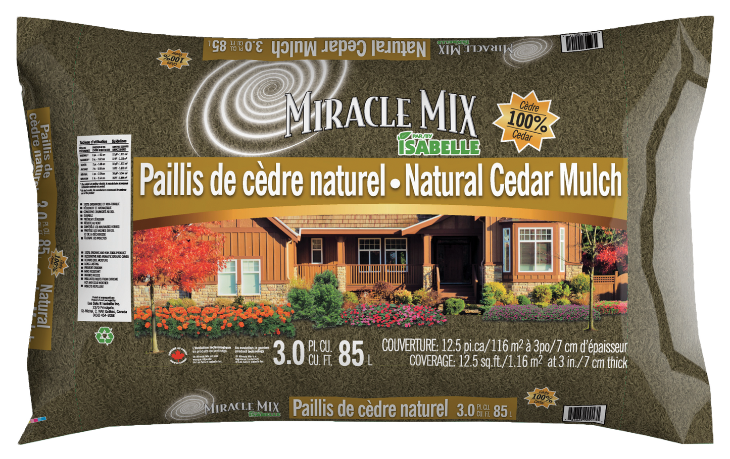 Paillis de cèdre naturel