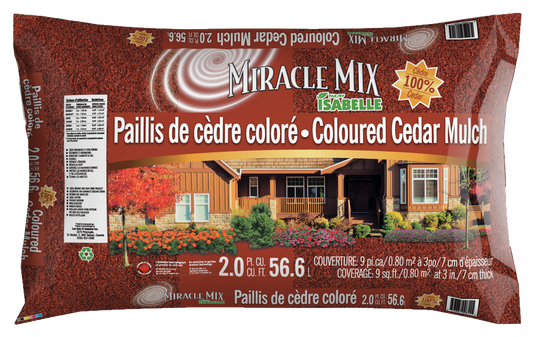 Red Cedar Mulch 2PI CU