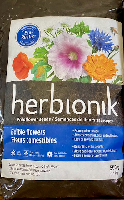 Semencesde fleurs comestibles Herbionik Eco-Rustik®
