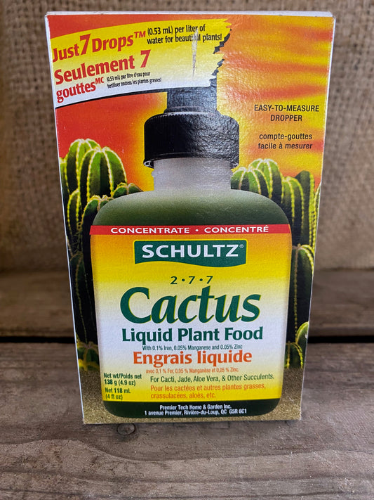 Liquid Cactus Fertilizer 2-7-7