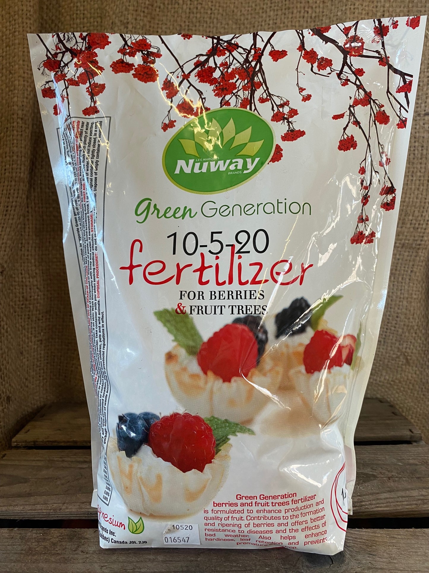 Nuway Small Fruits & Fruit Trees Fertilizer 10-5-20